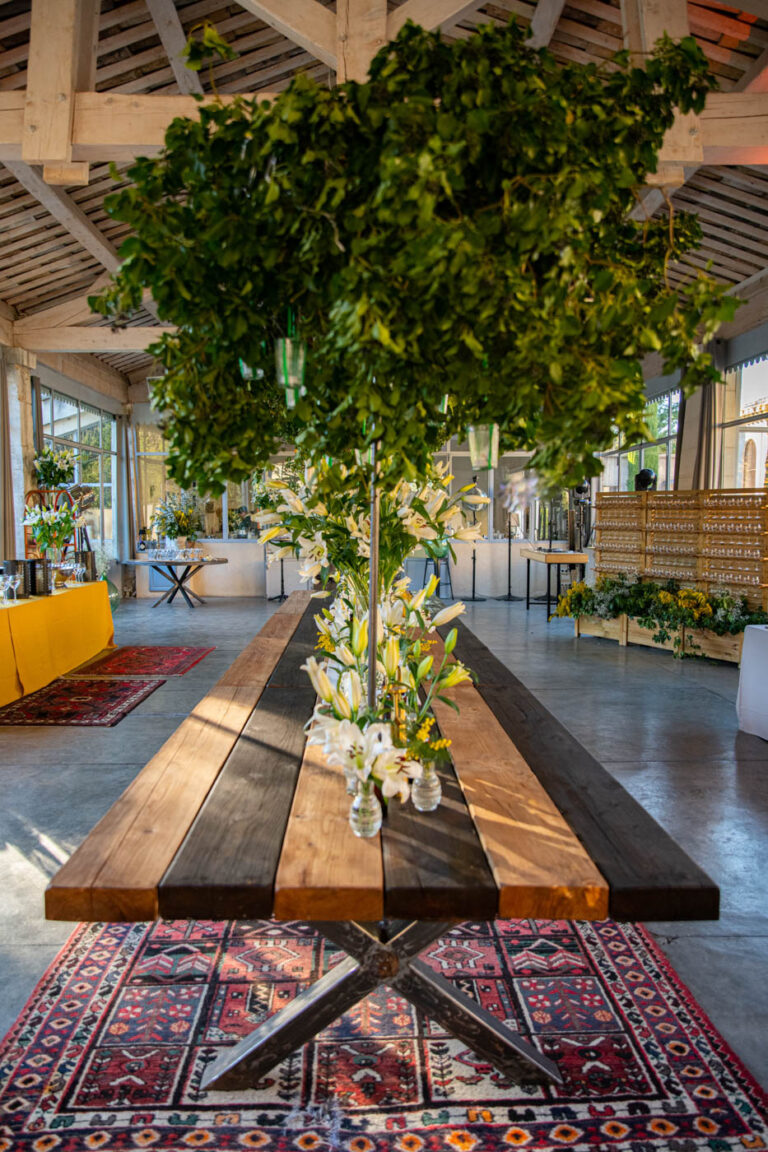 table dans orangerie